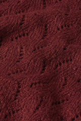 Cardi Raglan Farfalle - Henna Red