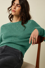 Mauve Top Farfalle - Fir Green