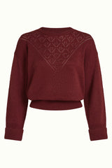 Mauve Top Farfalle - Henna Red
