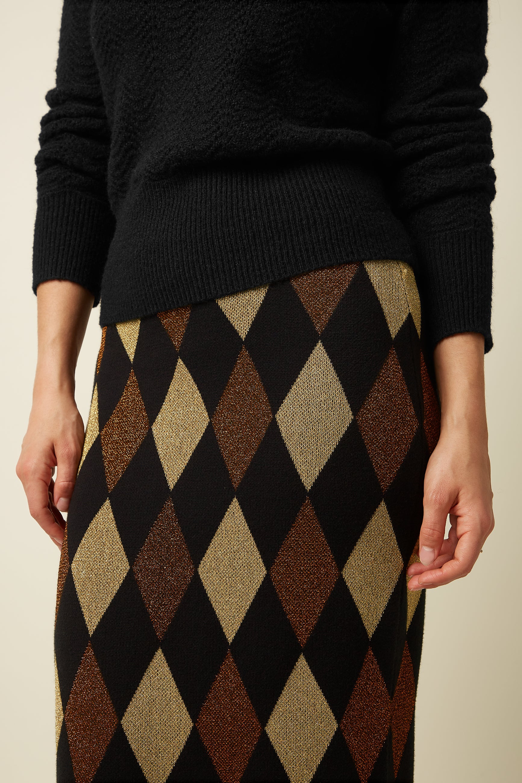 Midi Skirt Glim - Black