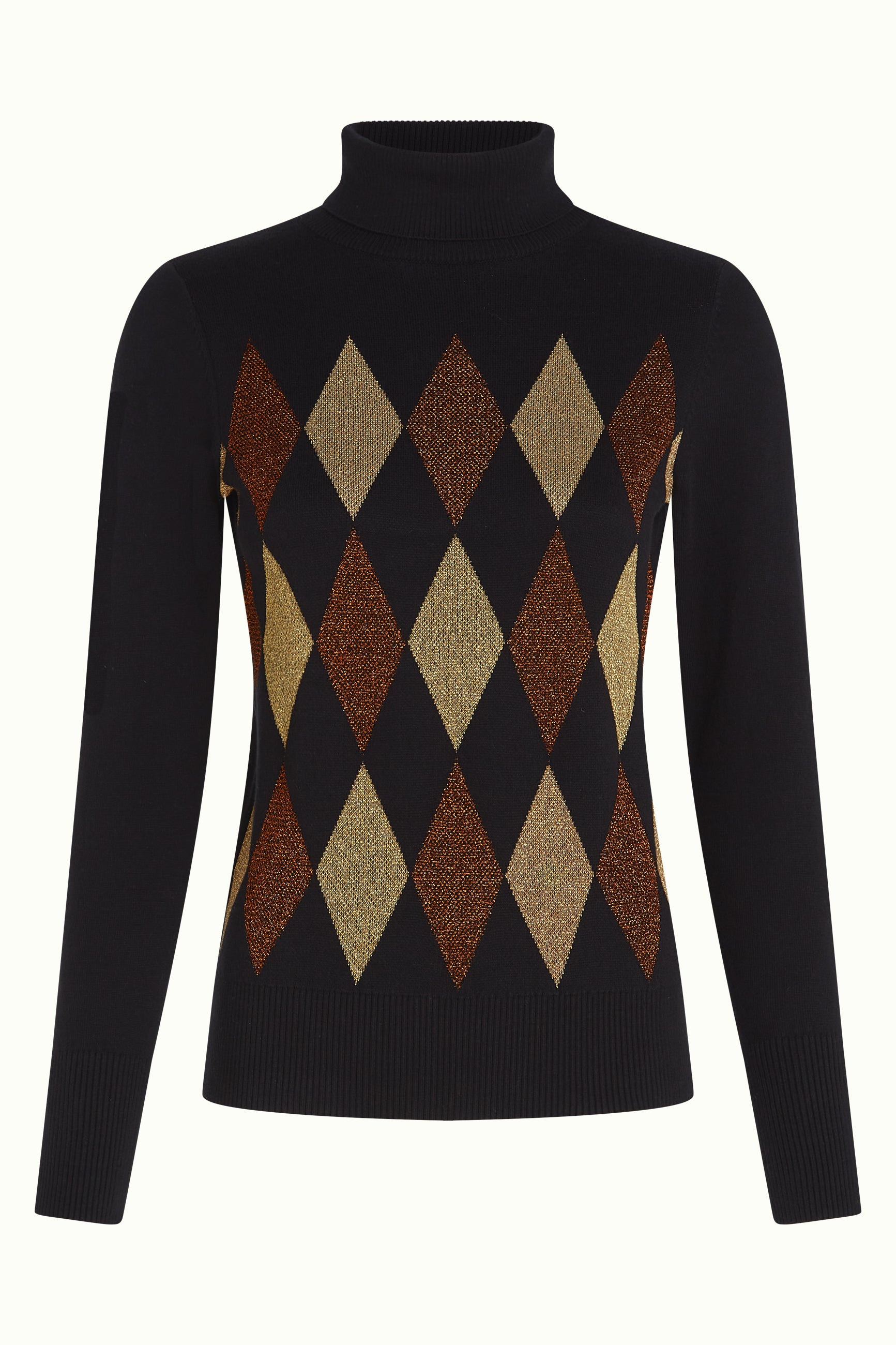 Rollneck Top Glim - Black