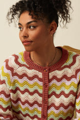 Cardi Raglan Mesa - Bronze Brown