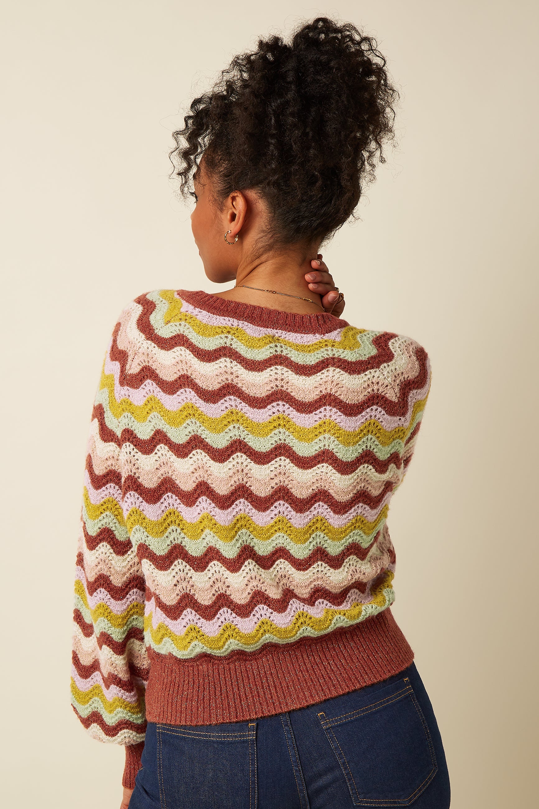 Cardi Raglan Mesa - Bronze Brown