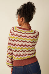 Cardi Raglan Mesa - Bronze Brown