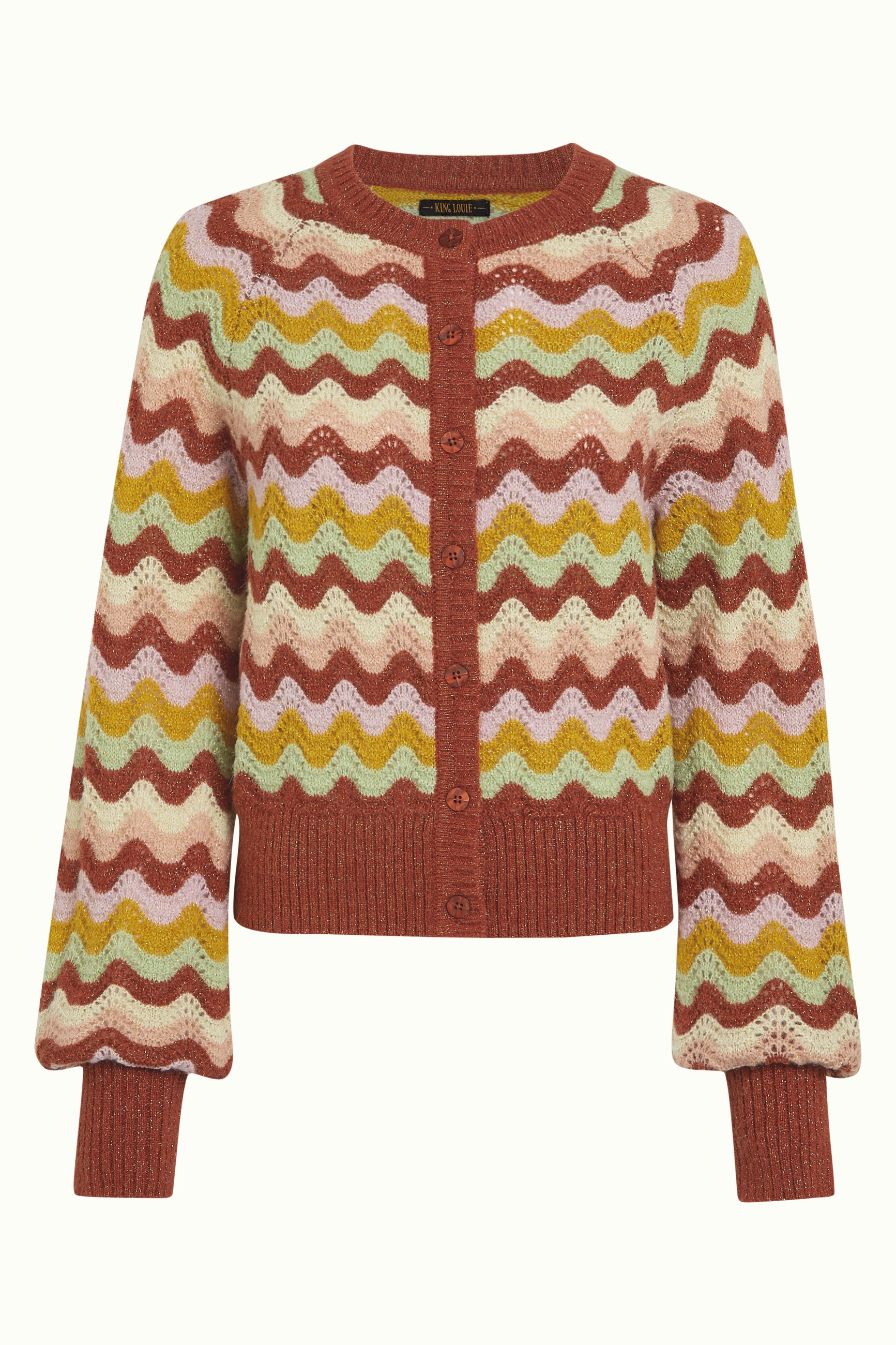 Cardi Raglan Mesa - Bronze Brown