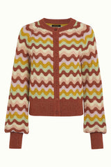 Cardi Raglan Mesa - Bronze Brown