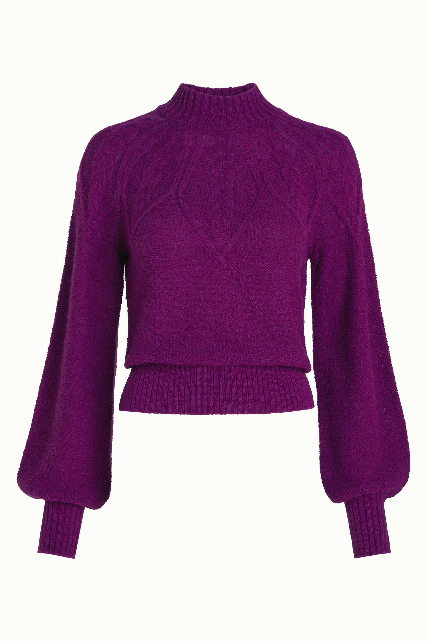 Joanie Raglan Top Orcia - Caspia Purple