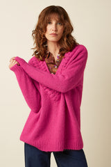 Vina Top Hollow - Neon Pink