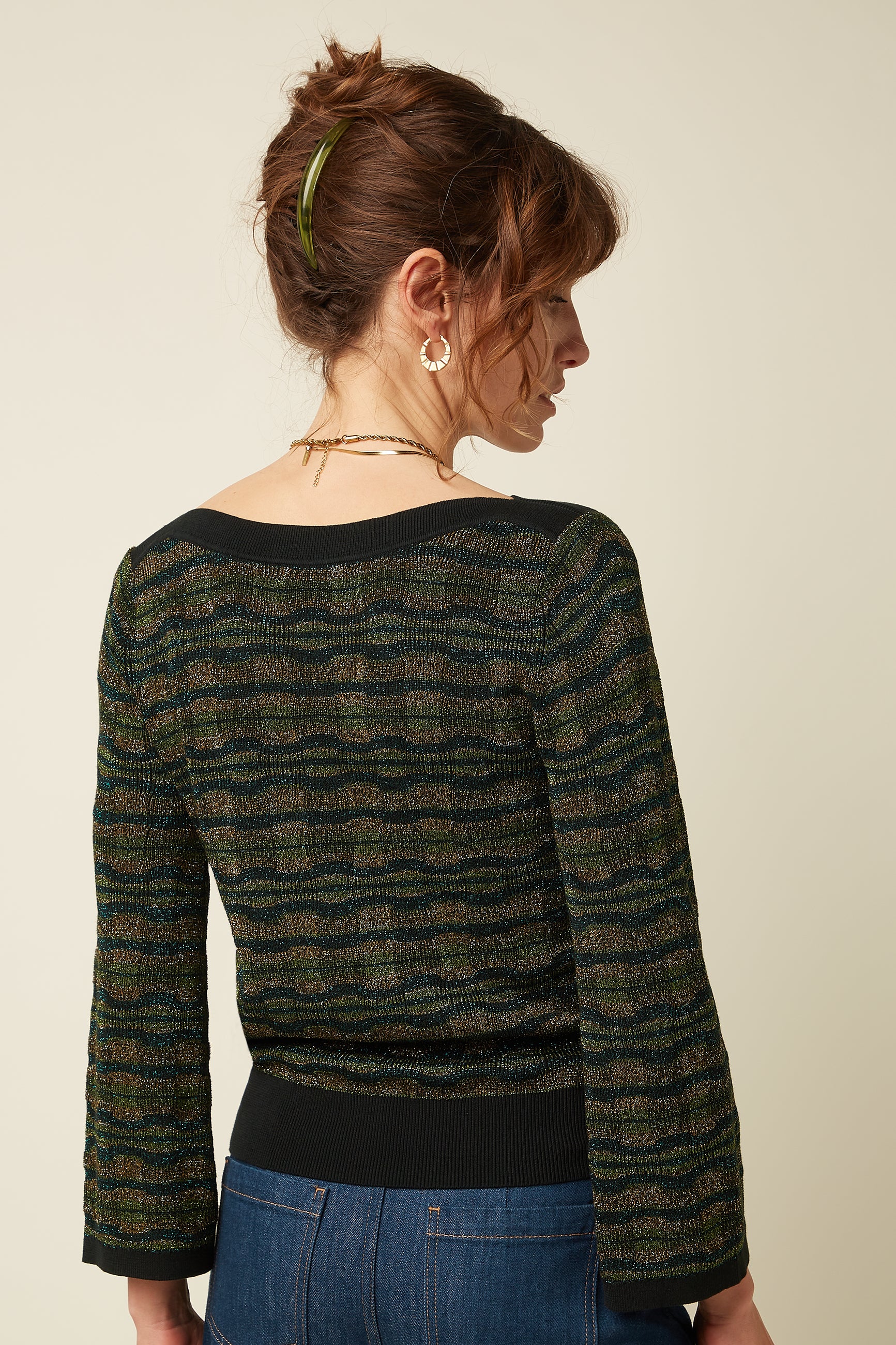 Audrey Trumpet Sleeve Apollo - Black