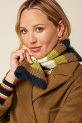 Campo Knit Stripe Scarf - Multi Color