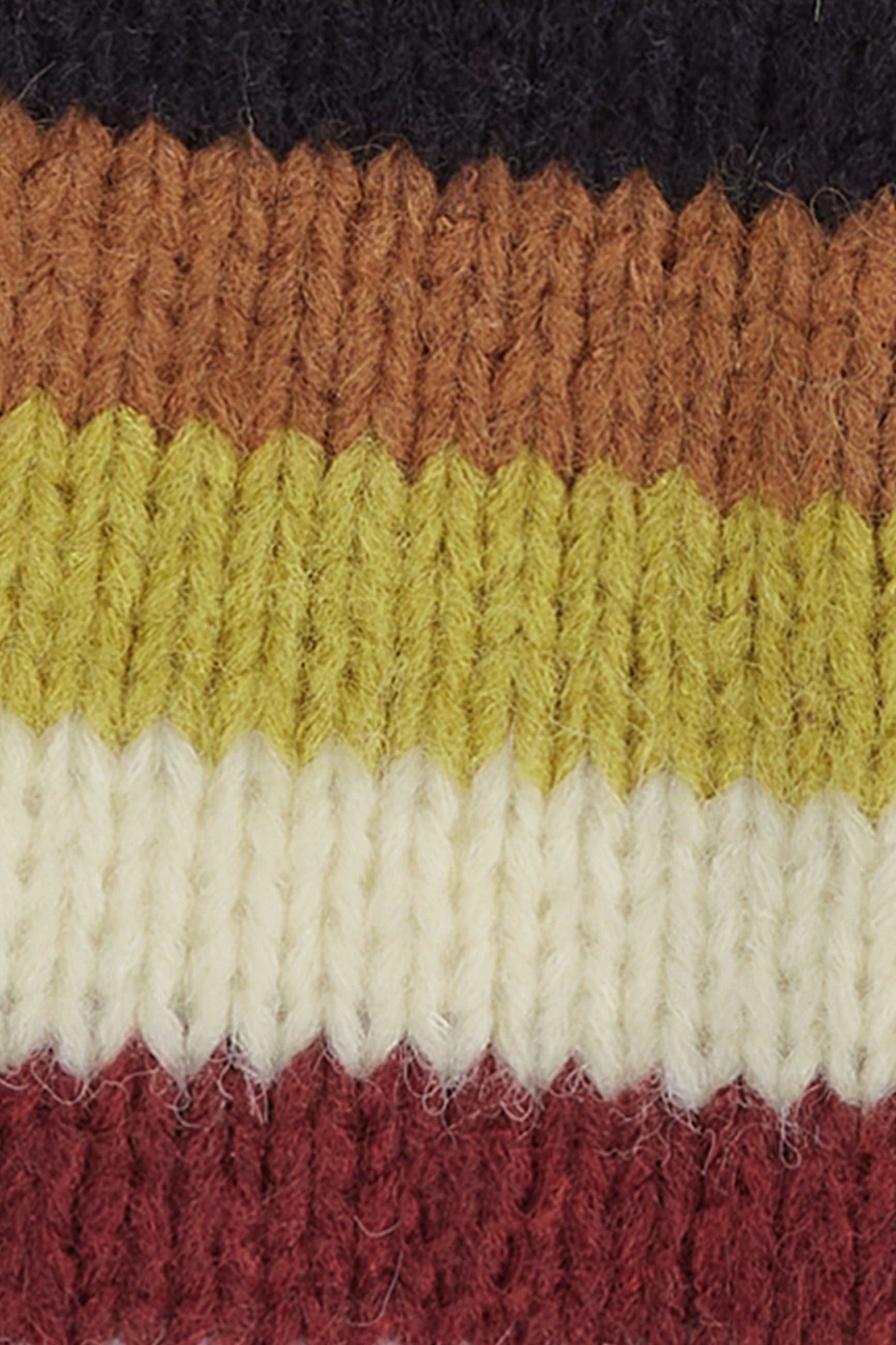 Campo Knit Stripe Scarf - Multi Color
