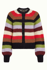 Raglan Cardi Campo Knit Stripe - Multi Color