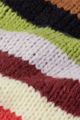 Raglan Cardi Campo Knit Stripe - Multi Color
