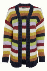 Cardi Oversize Campo Knit Stripe - Multi Color