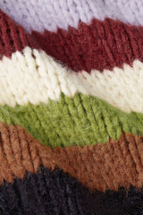 Cardi Oversize Campo Knit Stripe - Multi Color