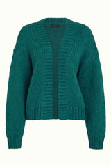 Cardi Oversize Short Campo Knit - Antique Green