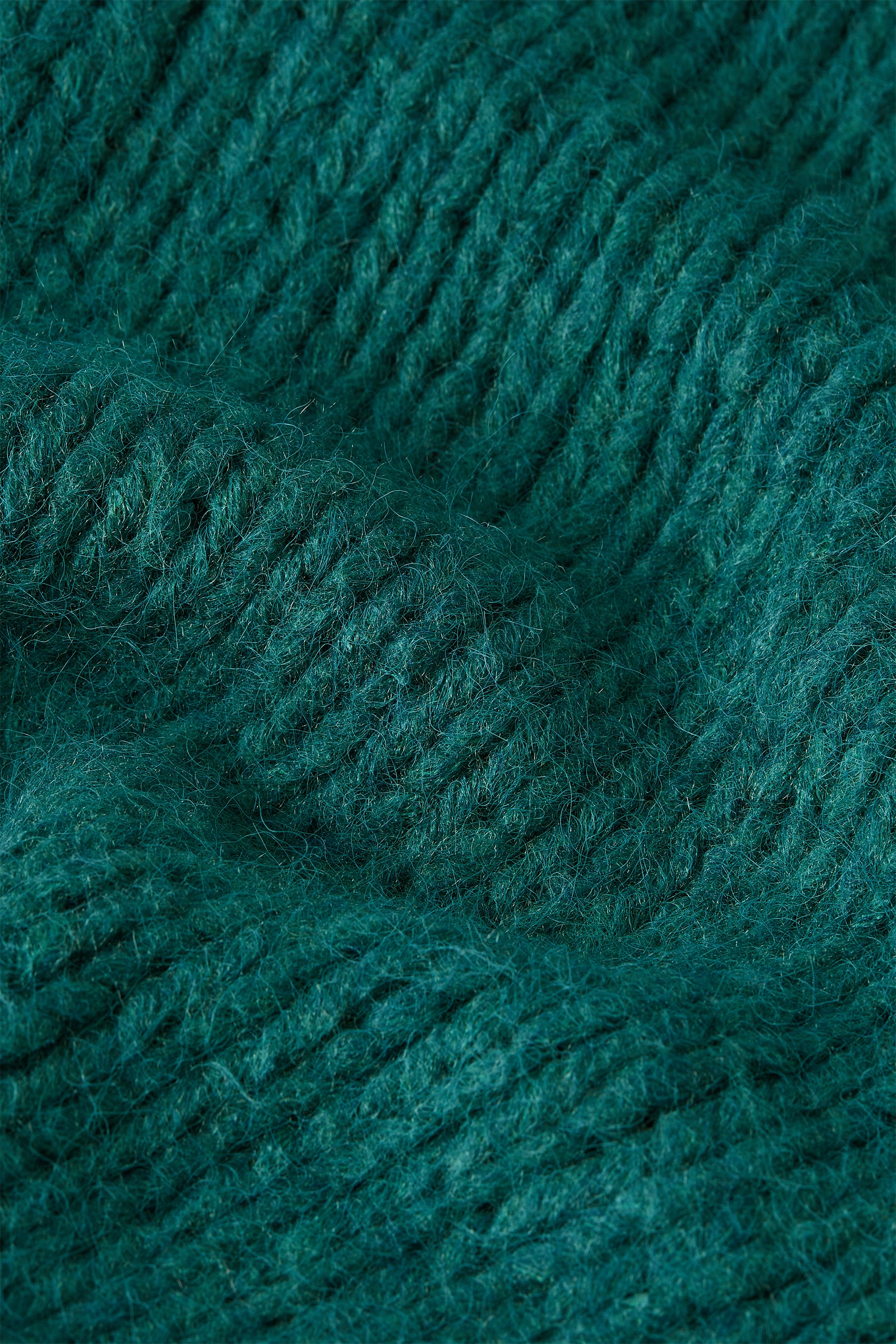 Cardi Oversize Short Campo Knit - Antique Green