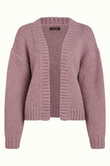 Cardi Oversize Short Campo Knit - Mauve Pink
