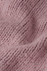 Cardi Oversize Short Campo Knit - Mauve Pink