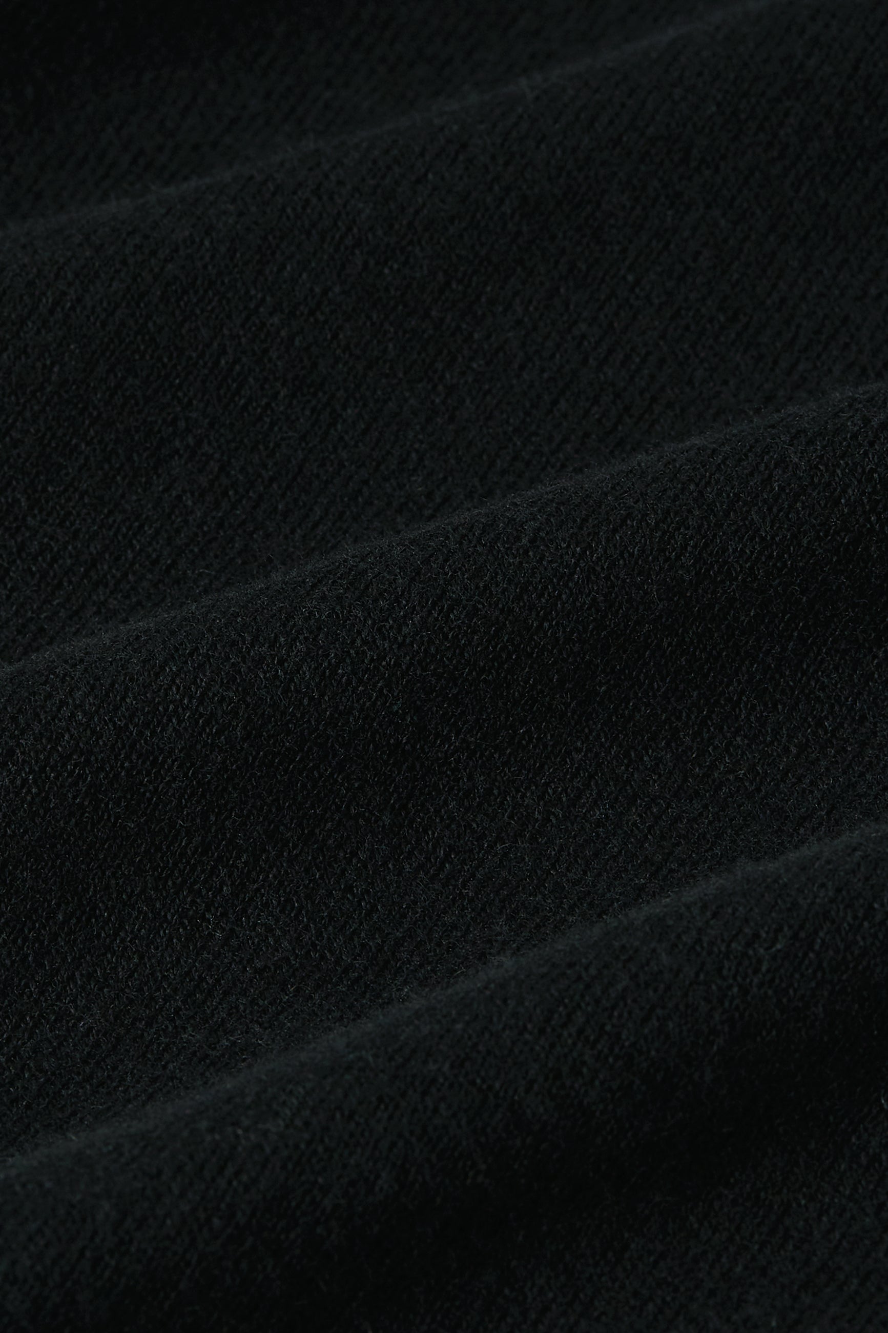 Cardi V Raglan Cocoon - Black