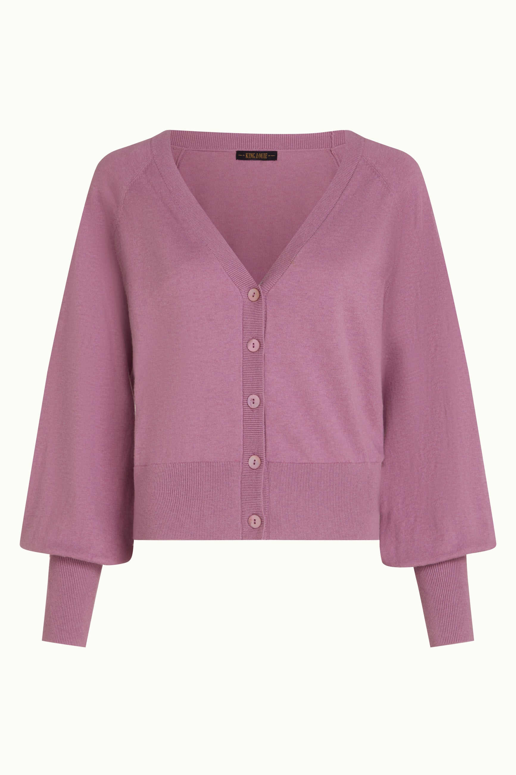 Cardi V Raglan Cocoon - Crocus Lilac