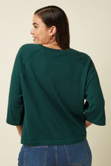Anya Top Cocoon - Pine Green