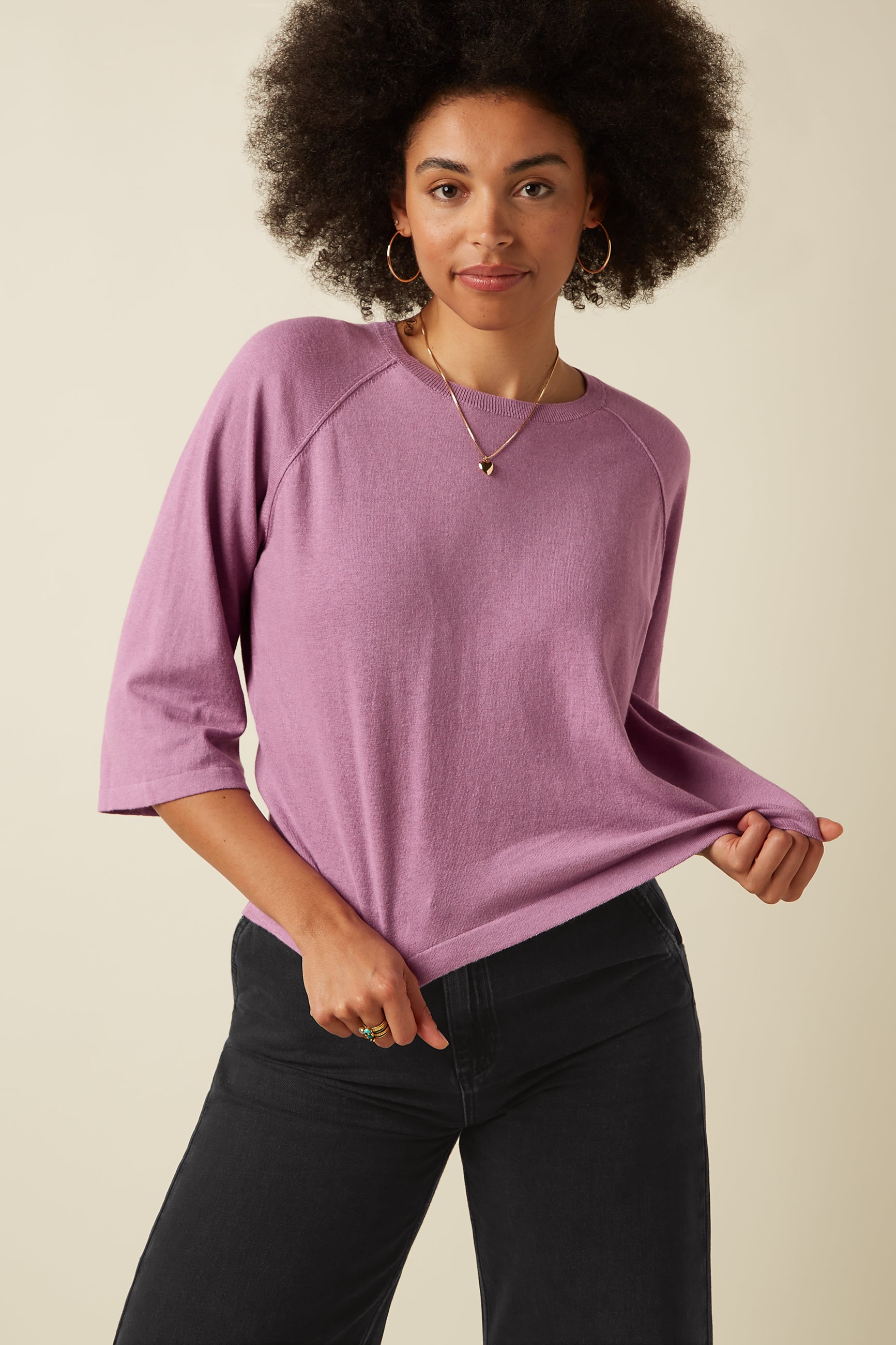Anya Top Cocoon - Crocus Lilac