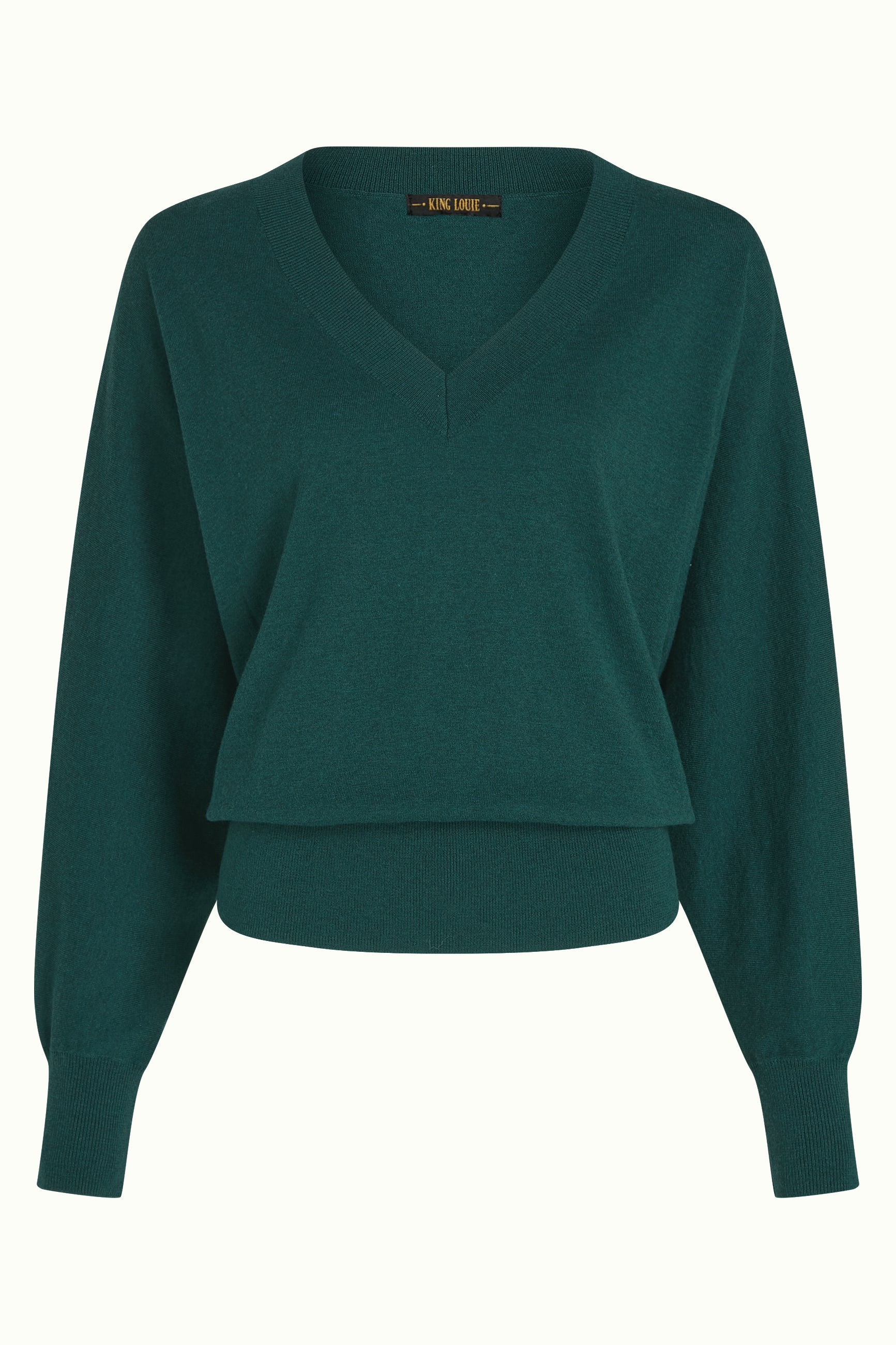Mauve V Top Cocoon - Pine Green