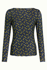 Ria Top Juniper Mesh - Black