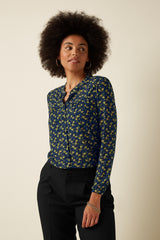 Lisa Blouse Juniper Mesh - Black