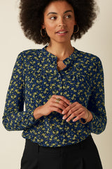 Lisa Blouse Juniper Mesh - Black