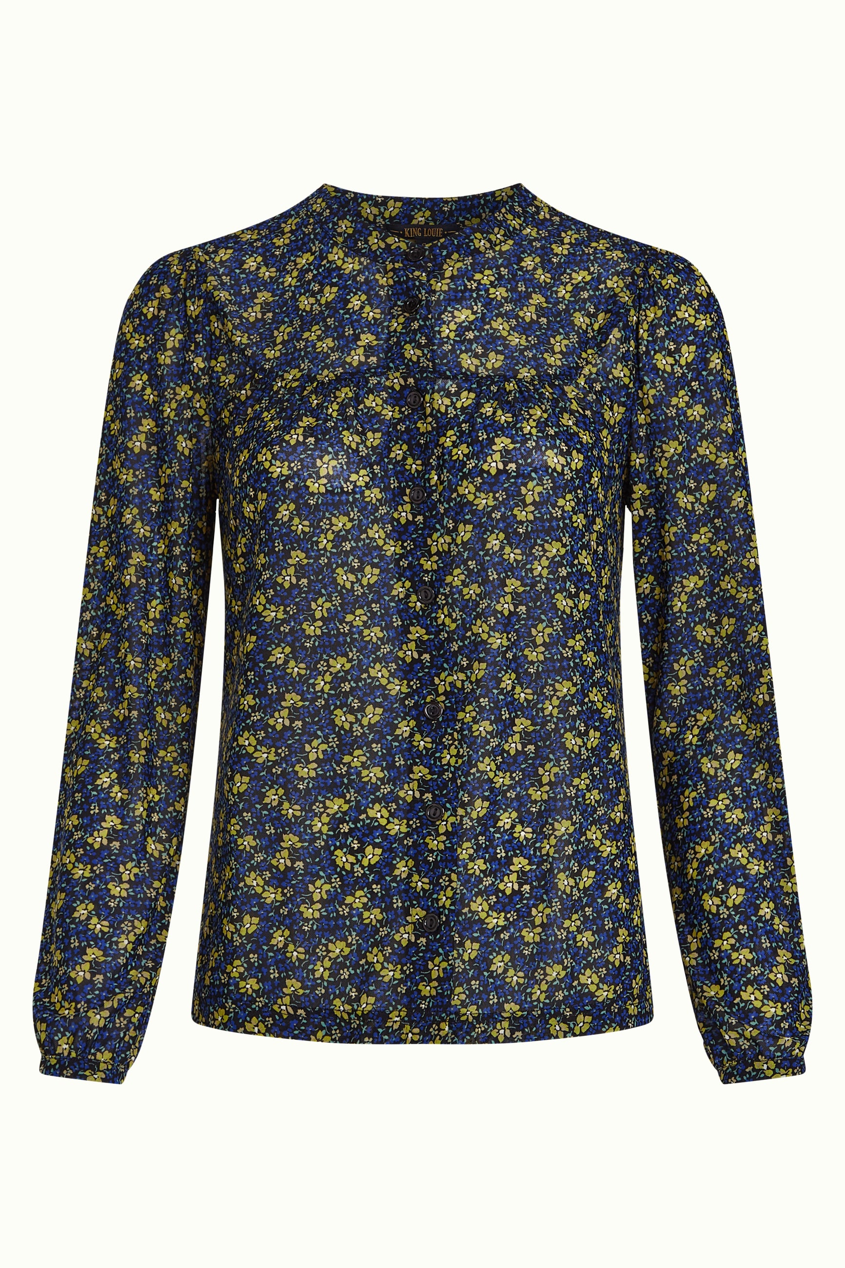 Lisa Blouse Juniper Mesh - Black