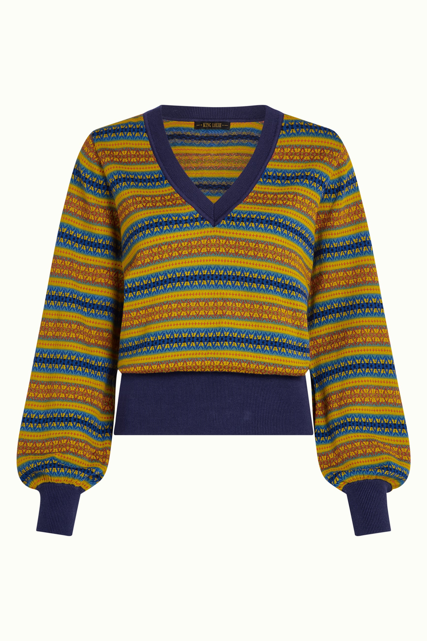 Bell Top V-Neck Rosedale - Multi Color