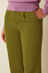 Lynn Pants Carter  - Mustard Green