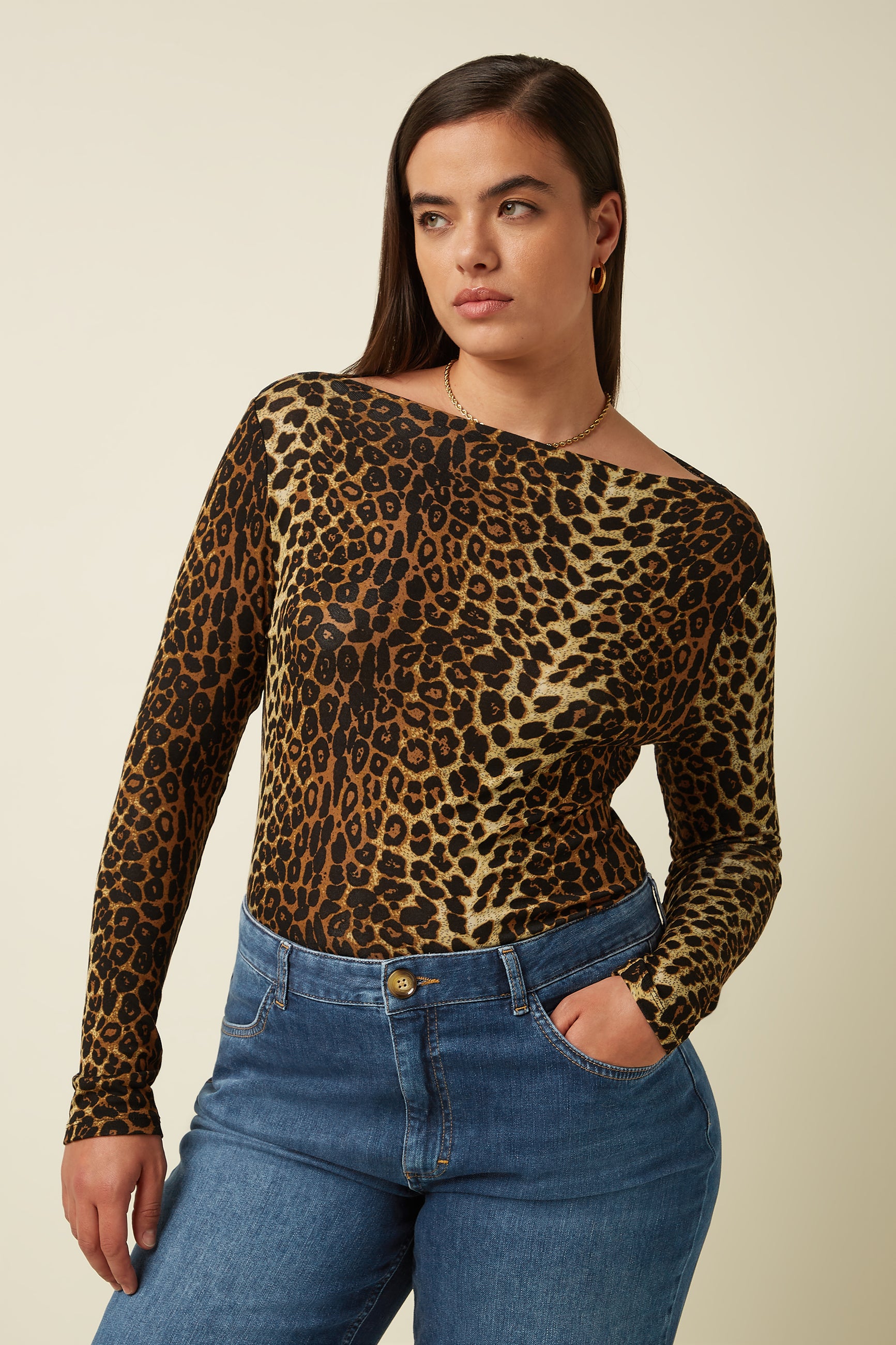 Marina Top Fargo Jersey - Natural