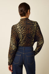 Valentina Turtle Top Fargo Jersey - Natural