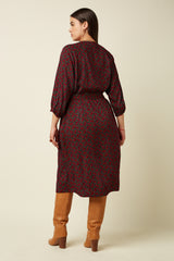 Cybil Dress Juniper - Grape Red