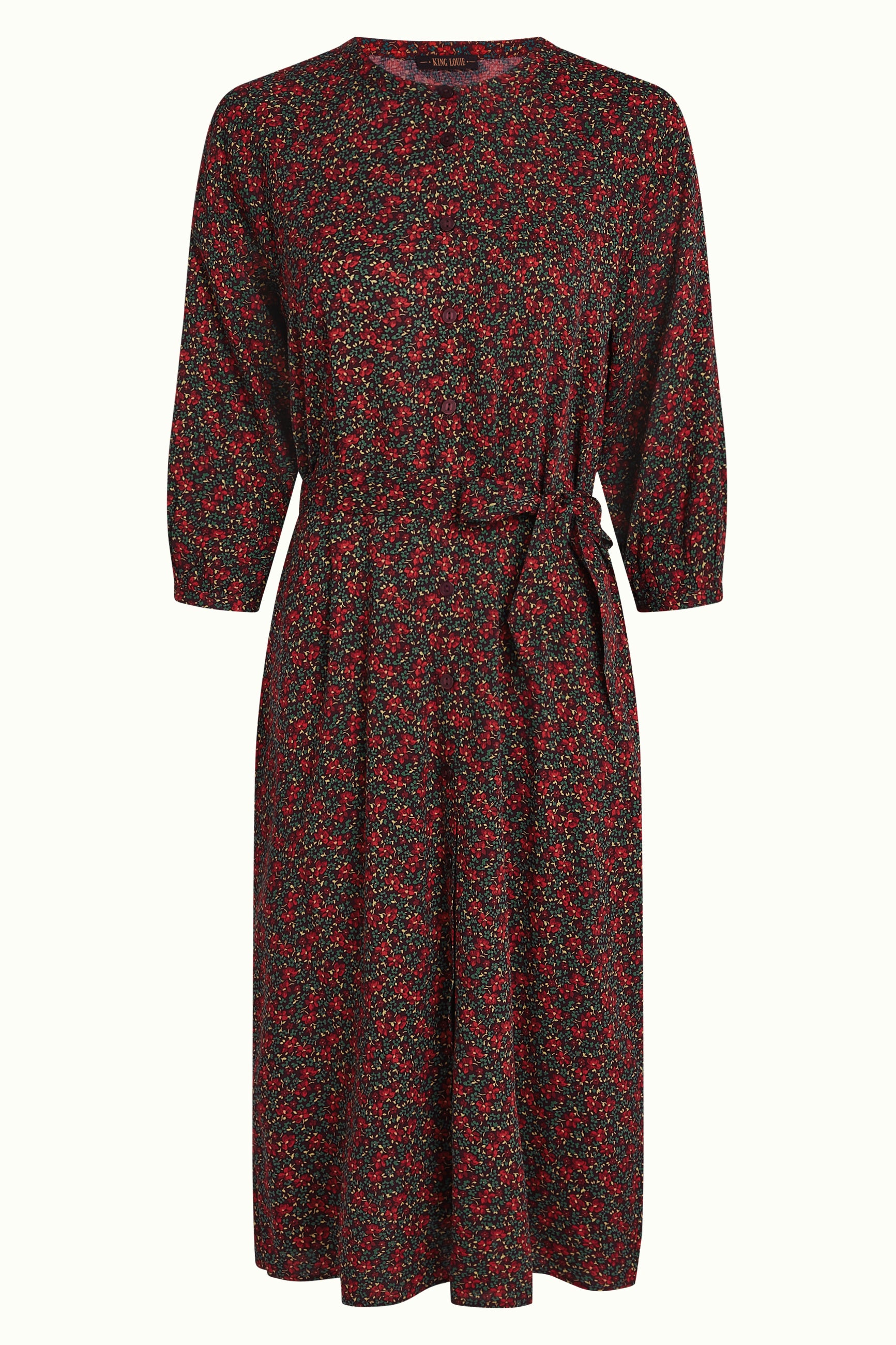 Cybil Dress Juniper - Grape Red