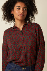 Fee Blouse Juniper - Grape Red