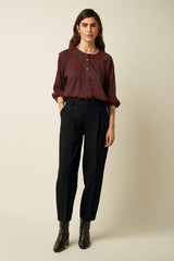 Cybil Blouse Juniper - Grape Red