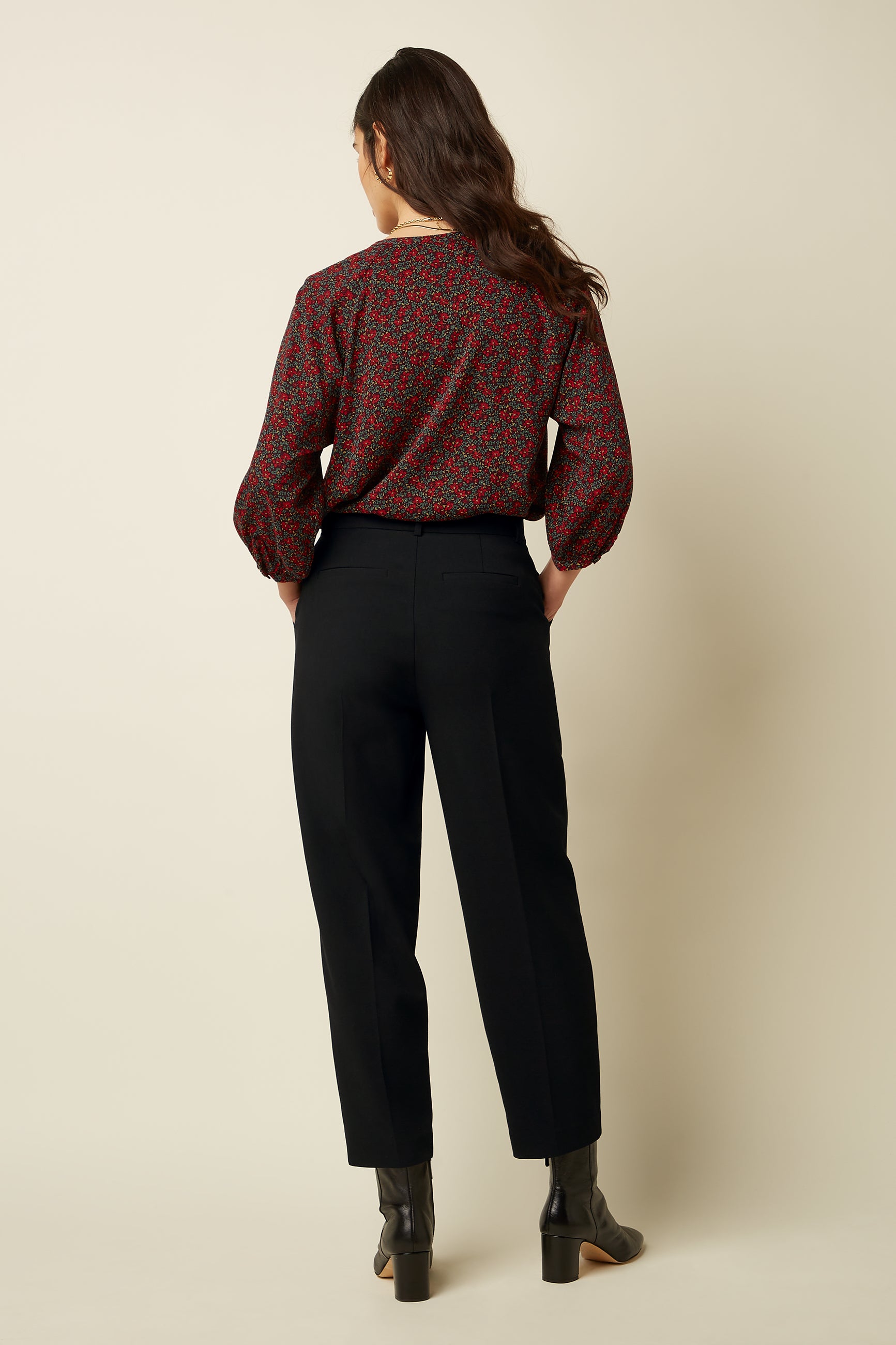 Cybil Blouse Juniper - Grape Red