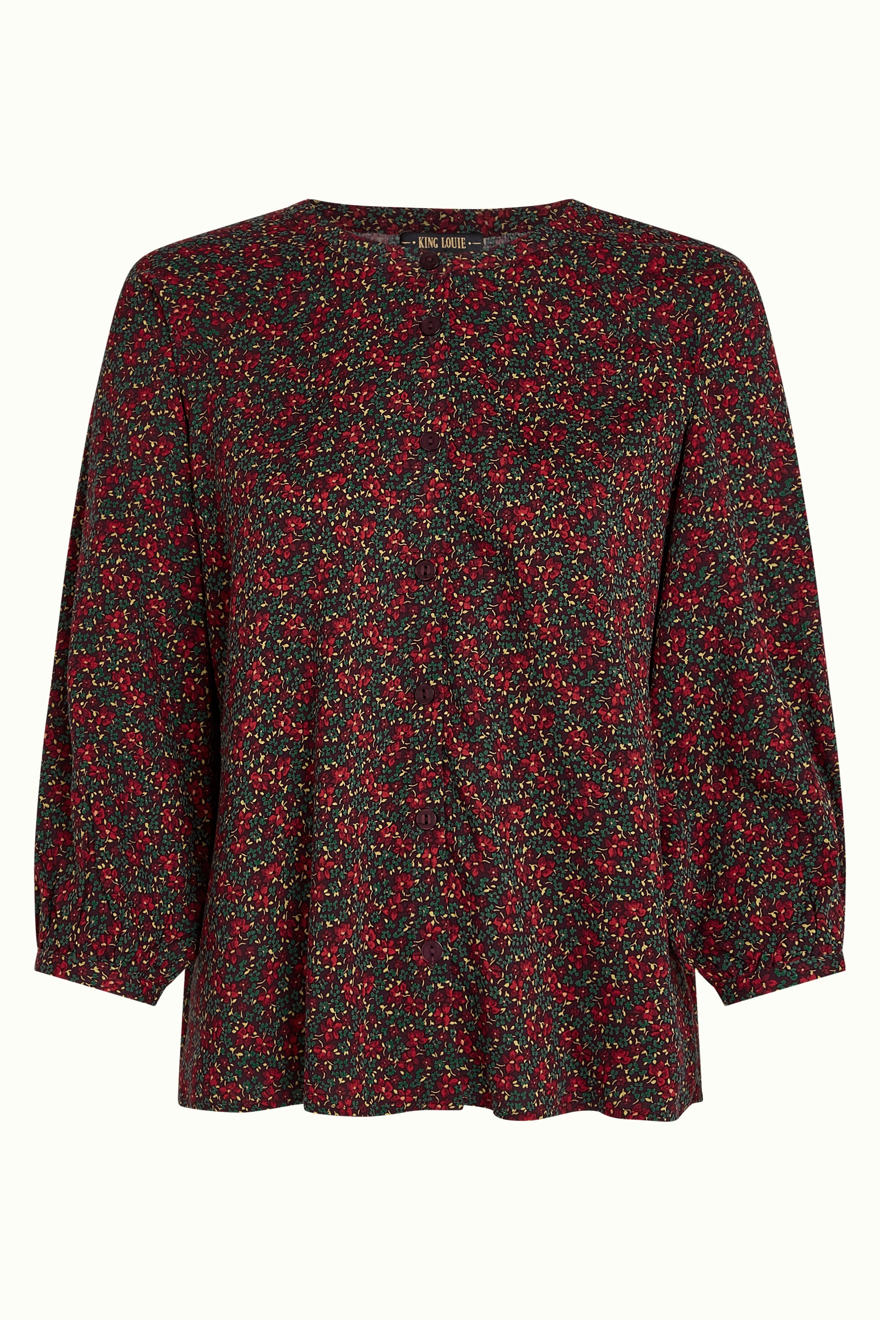 Cybil Blouse Juniper - Grape Red