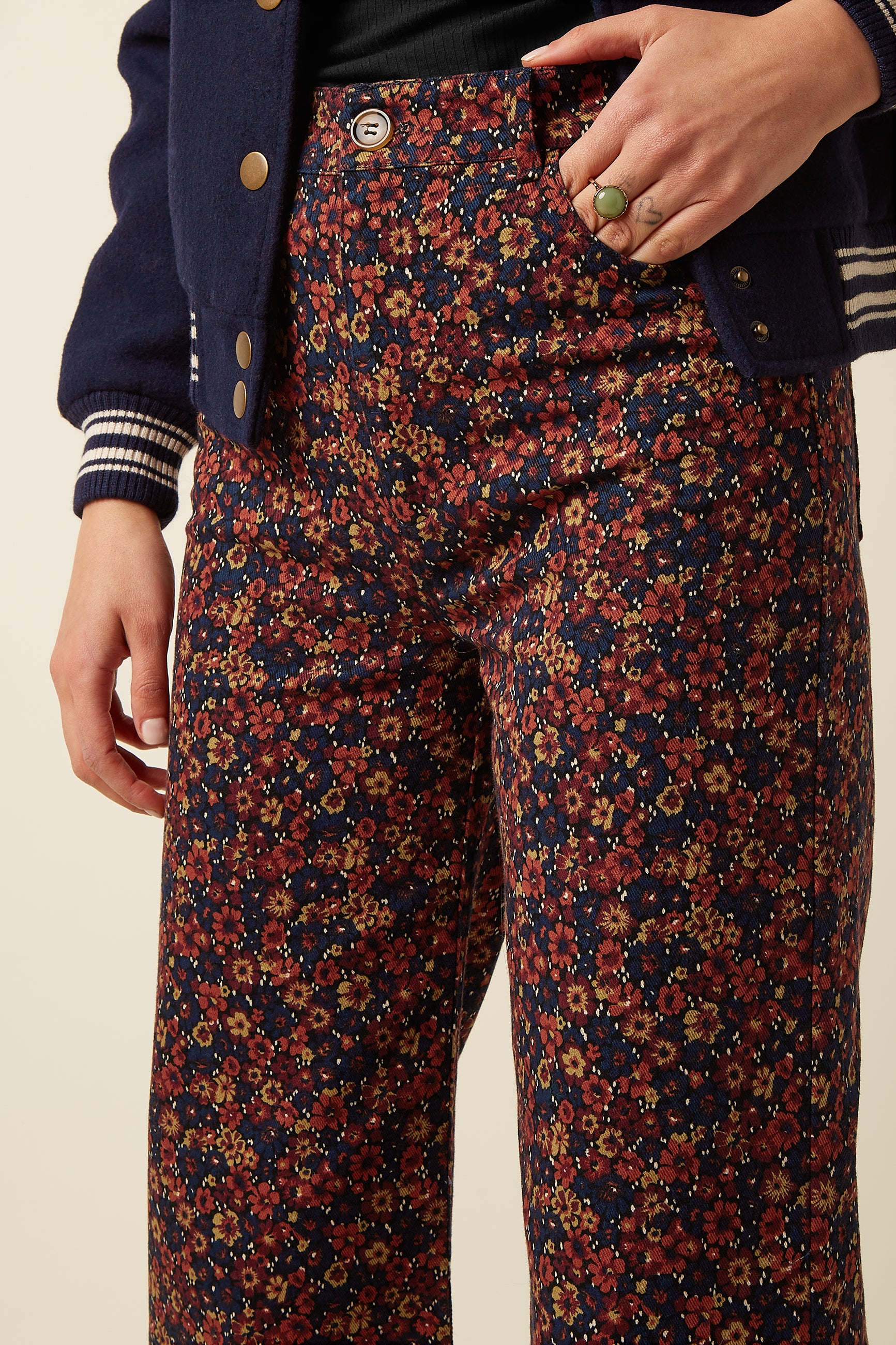 Debra Pants Vignon - Evening Blue