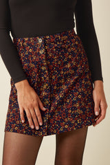 Garbo Mini Skirt Vignon - Evening Blue