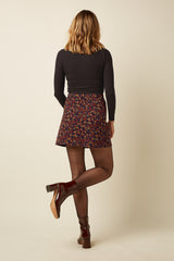Garbo Mini Skirt Vignon - Evening Blue