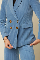 Tina Blazer Birch Cord - Lavender