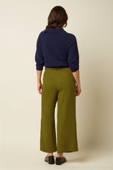 Ava Pants Carter - Mustard Green