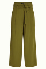 Ava Pants Carter - Mustard Green