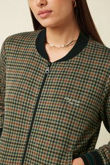 Bessie Jacket Vine Jacquard - Beige