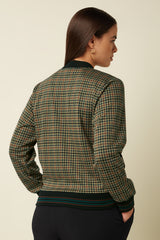 Bessie Jacket Vine Jacquard - Beige